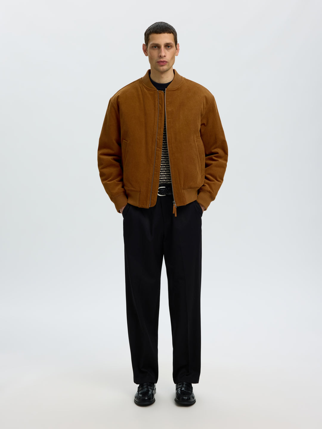 SLMDANIEL PADDED CORDEROY JKT, Monks Robe 186645 Bild 3
