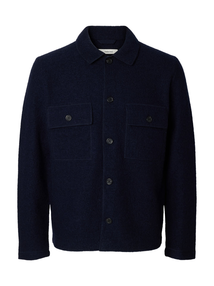 SLMNEALY LS KNIT WORKWEAR CARDIGAN, Sky Captain 186839 Bild 1