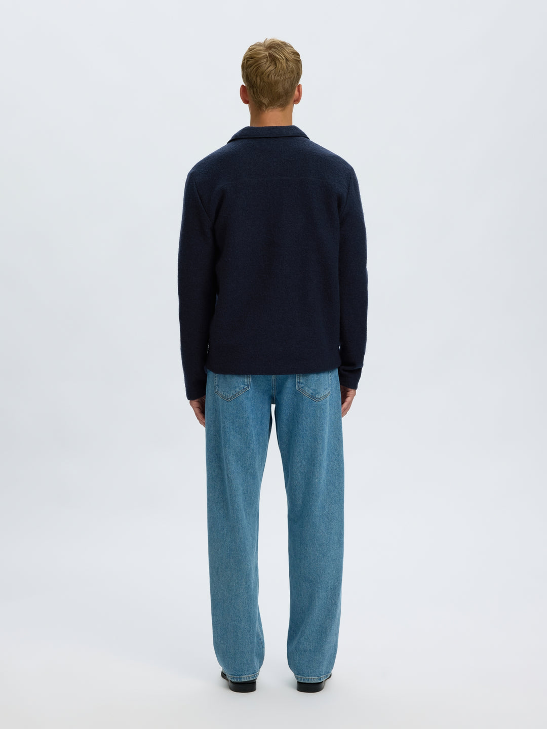 SLMNEALY LS KNIT WORKWEAR CARDIGAN, Sky Captain 186839 Bild 5