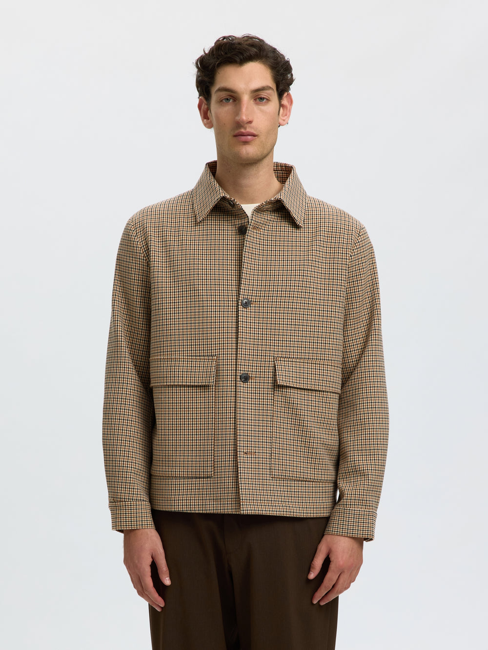 SLMREG-EZRA HYBRID BLZ, Monks Robe/CHECK 186645001 Bild 2