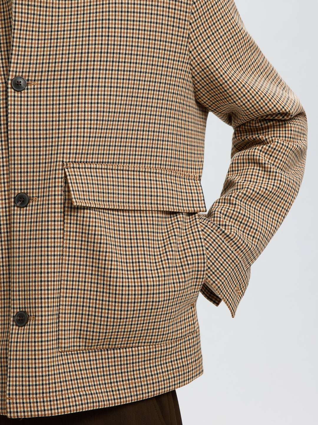 SLMREG-EZRA HYBRID BLZ, Monks Robe/CHECK 186645001 Bild 6