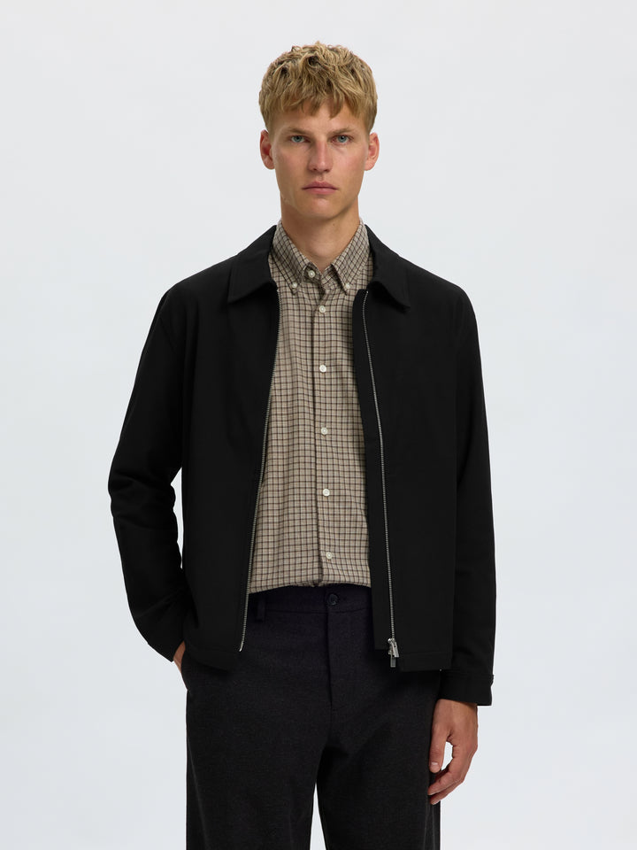 SLMREGULAR FINN ZIP JACKET NOOS, Black 179099 Bild 2