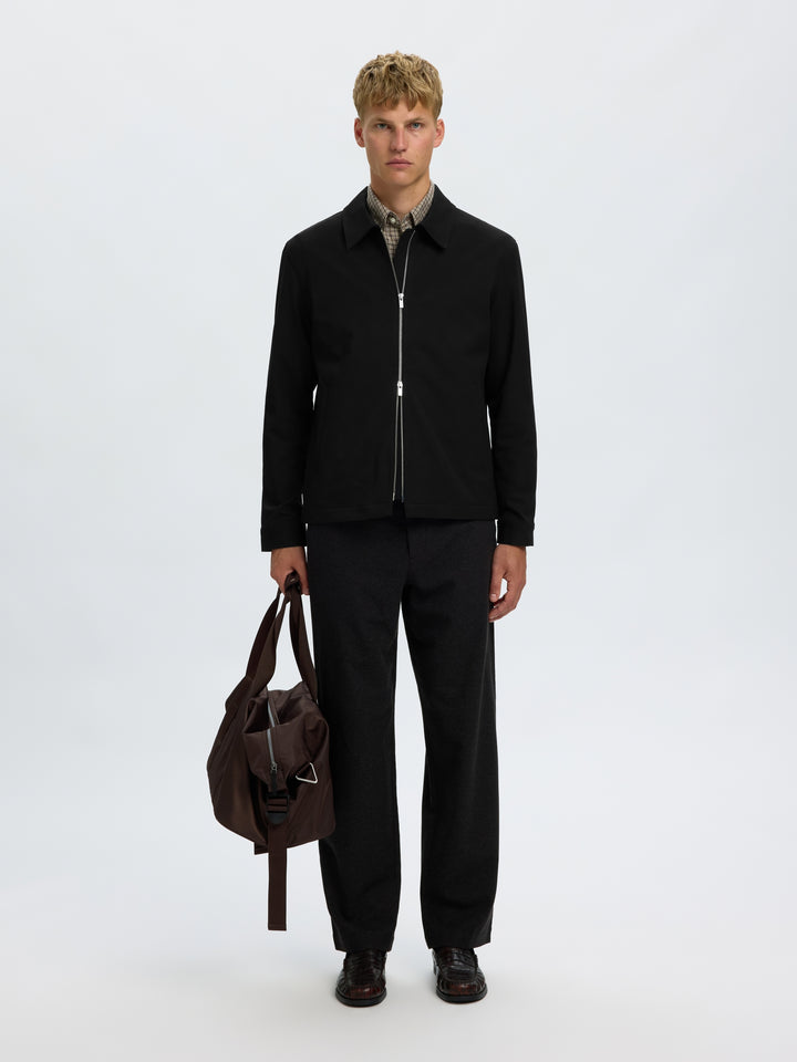 SLMREGULAR FINN ZIP JACKET NOOS, Black 179099 Bild 6