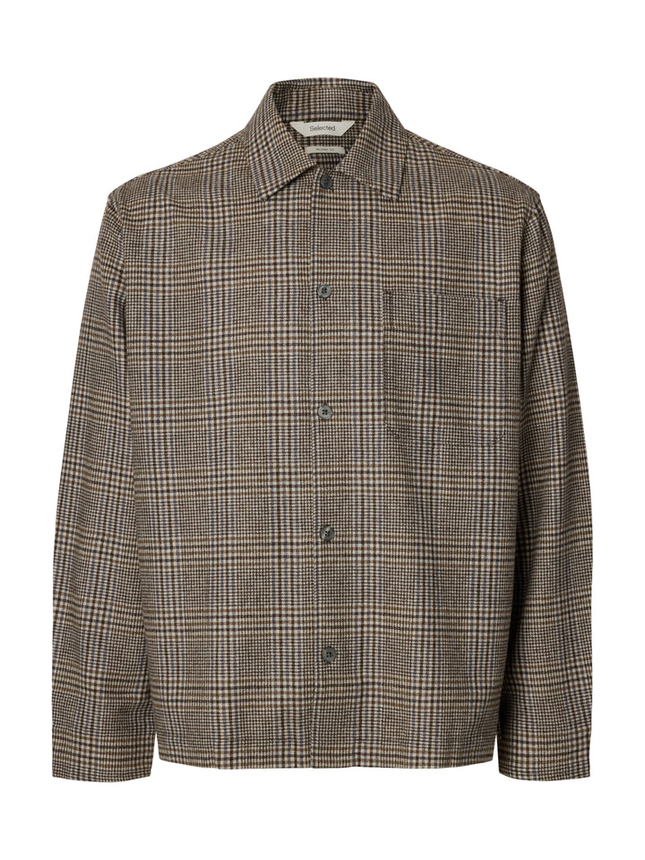 SLMRLXSVEND WT CHECK WOOL BLEND LIG, Delicioso/Mix 180751001 Bild 1
