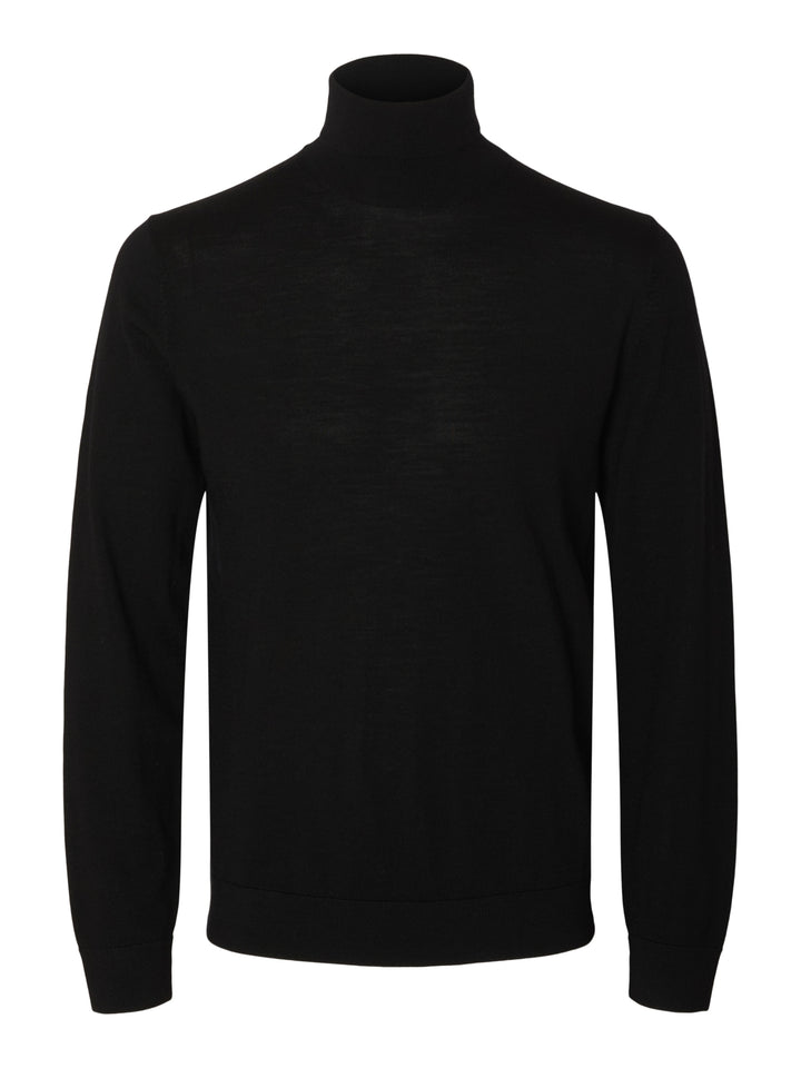 SLMTRAY LS KNIT MERINO ROLL NECK NO, Black 179099 Bild 1