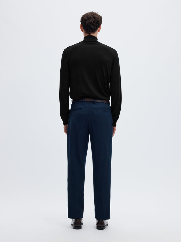 SLMTRAY LS KNIT MERINO ROLL NECK NO, Black 179099 Bild 3