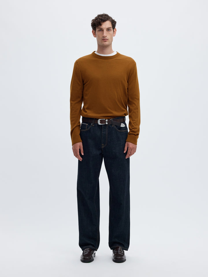 SLMTRAY LS KNIT REG MERINO CREW NOO, Monks Robe 186645 Bild 6