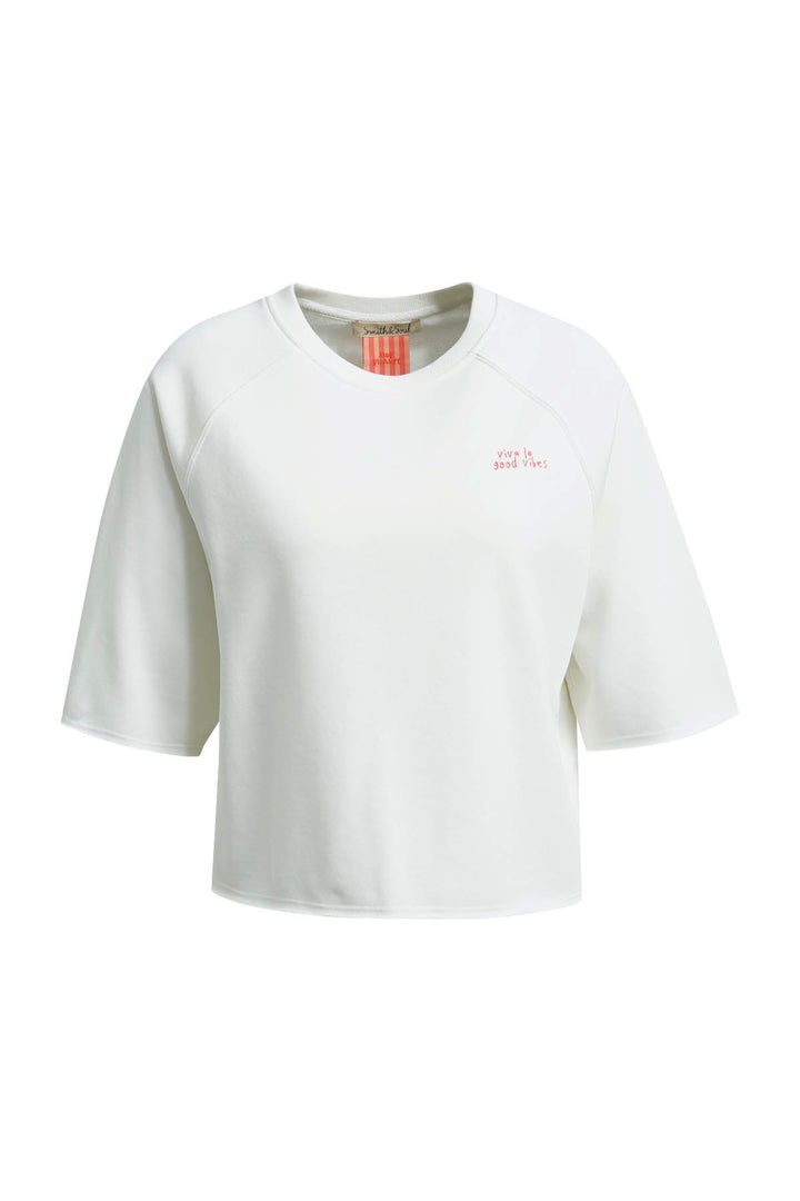 BOXY SWEAT SHORTSLEEVE RAGLAN, OFFWHITE 104 Bild 1
