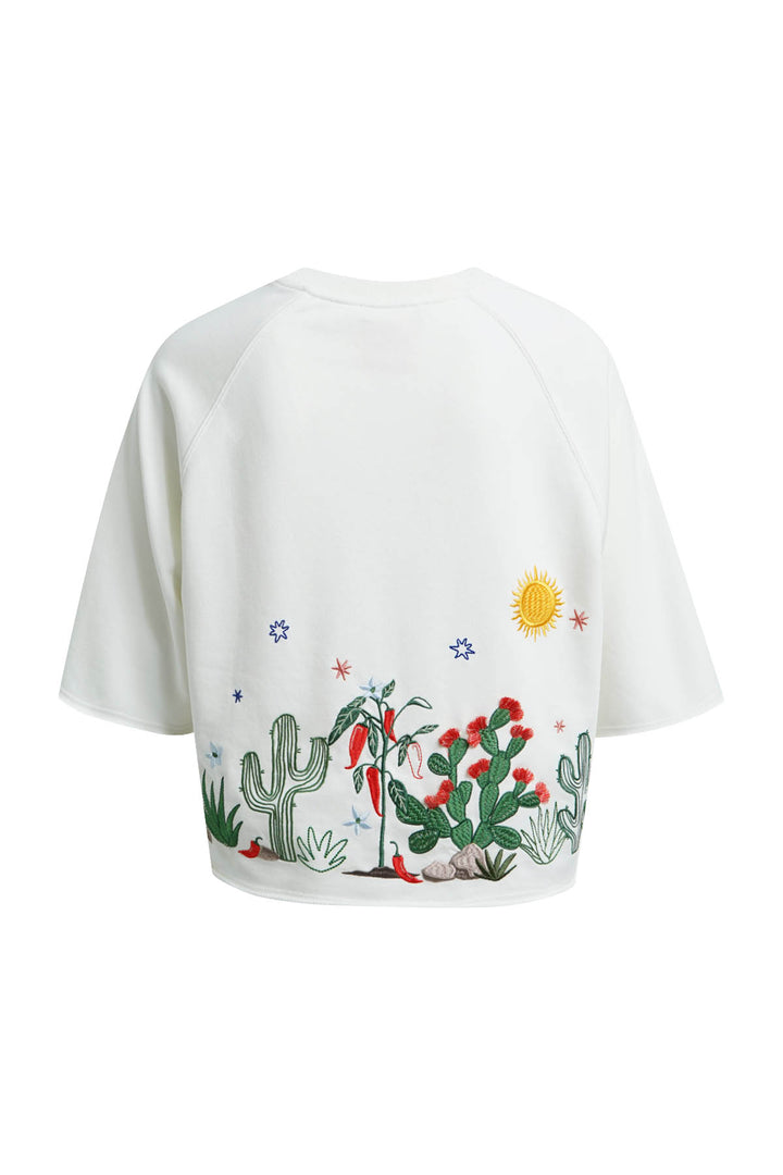 BOXY SWEAT SHORTSLEEVE RAGLAN, OFFWHITE 104 Bild 2