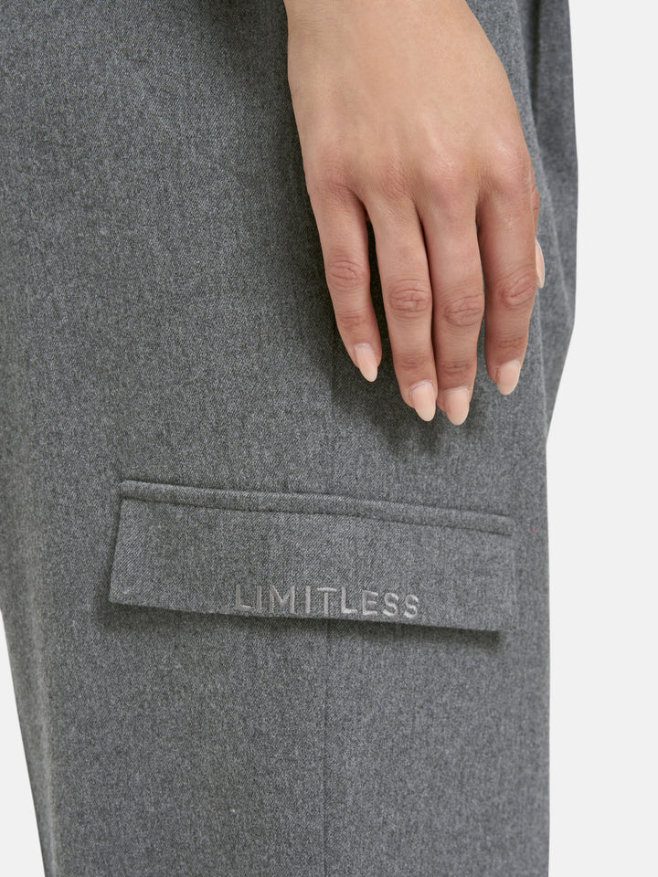 CARGO PANTS, GREY MELANGE 809 Bild 5
