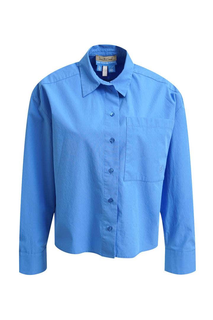CASUAL SHIRT COLLAR BLOUSE, SAPHIRE 611 Bild 5