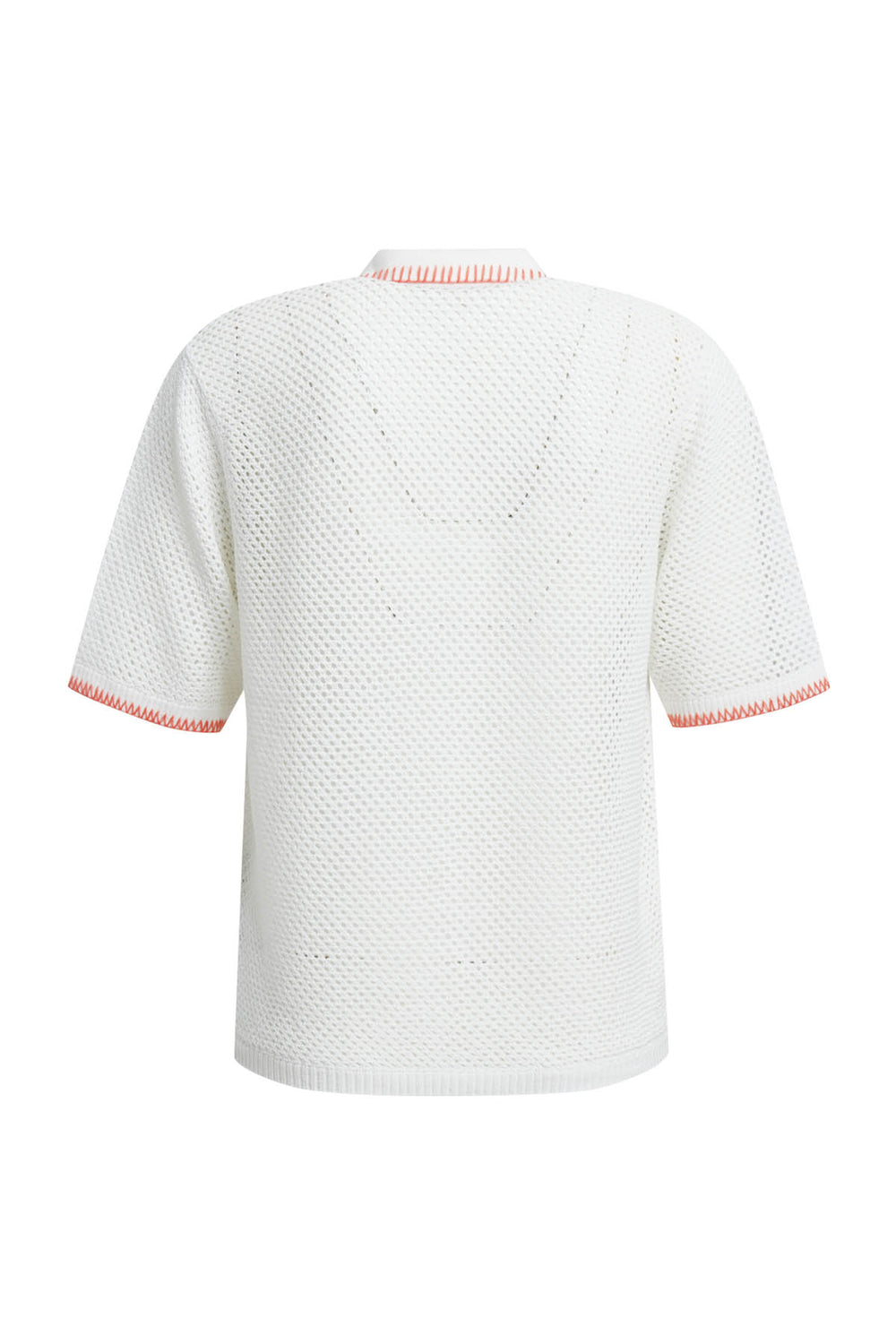 CROCHET CARDIGAN W PLACED ARTWORK, OFFWHITE 104 Bild 2