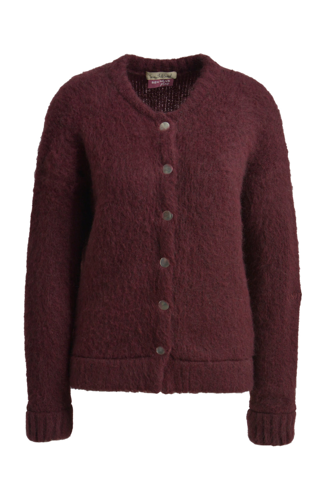 HAIRY KNIT BOMBER, BORDEAUX 413 Bild 1