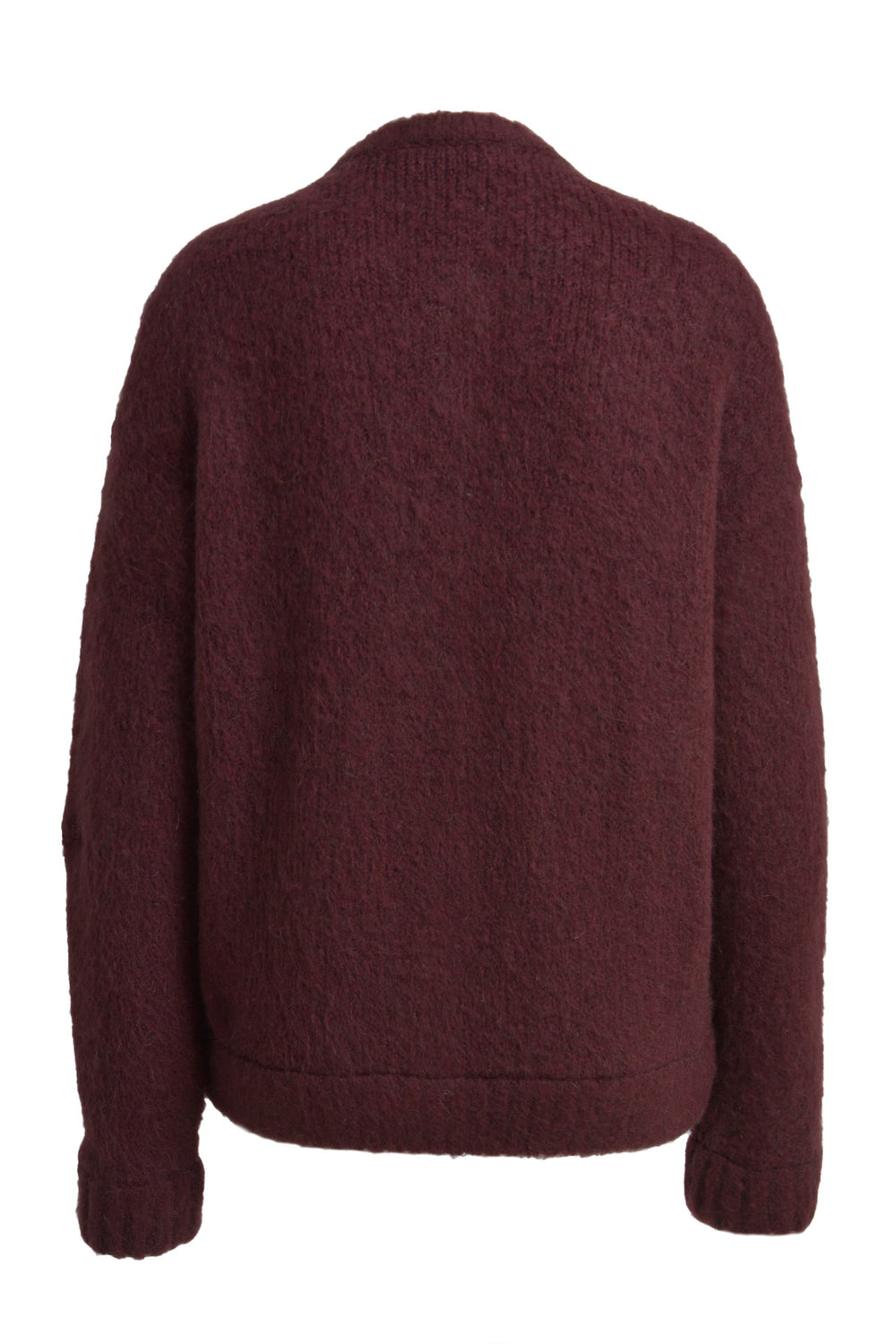 HAIRY KNIT BOMBER, BORDEAUX 413 Bild 2