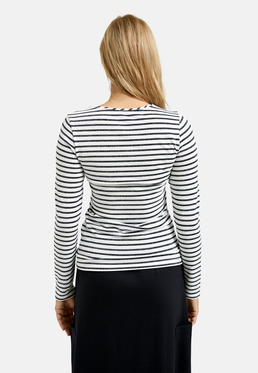 LONGSLEEVES METALLIC STRIPES, MARINE 606 Bild 2