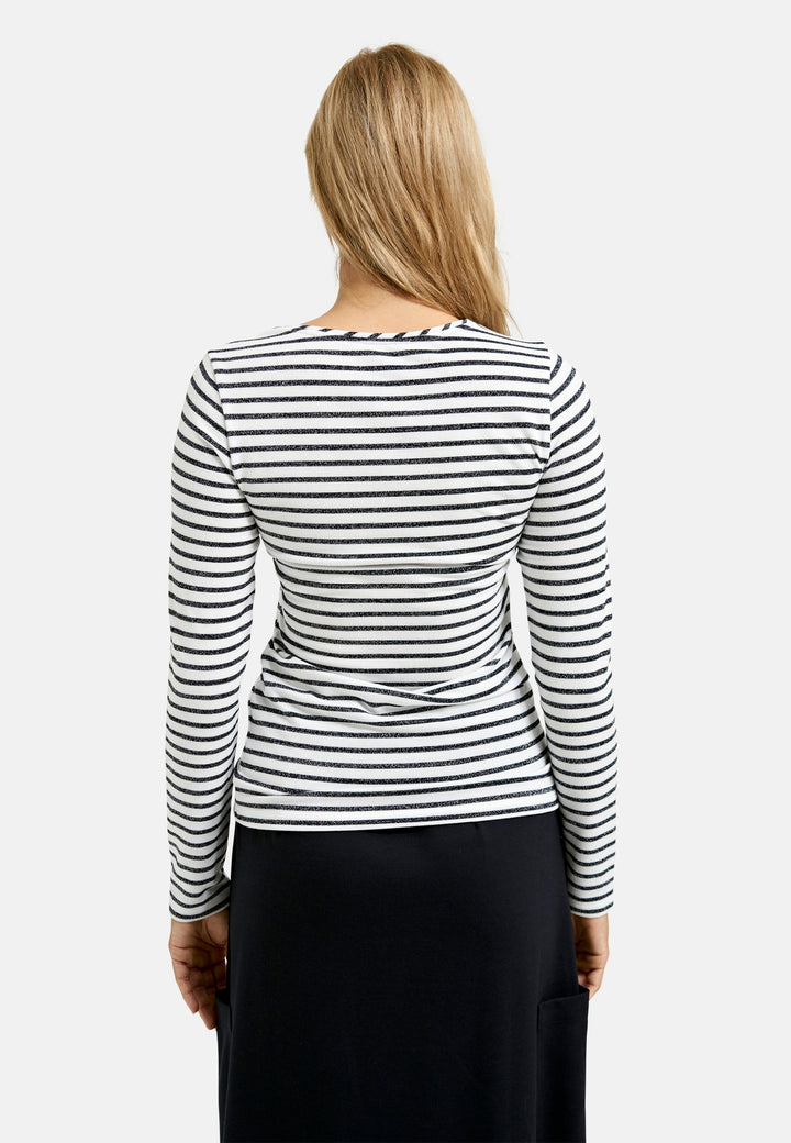 LONGSLEEVES METALLIC STRIPES, MARINE 606 Bild 2