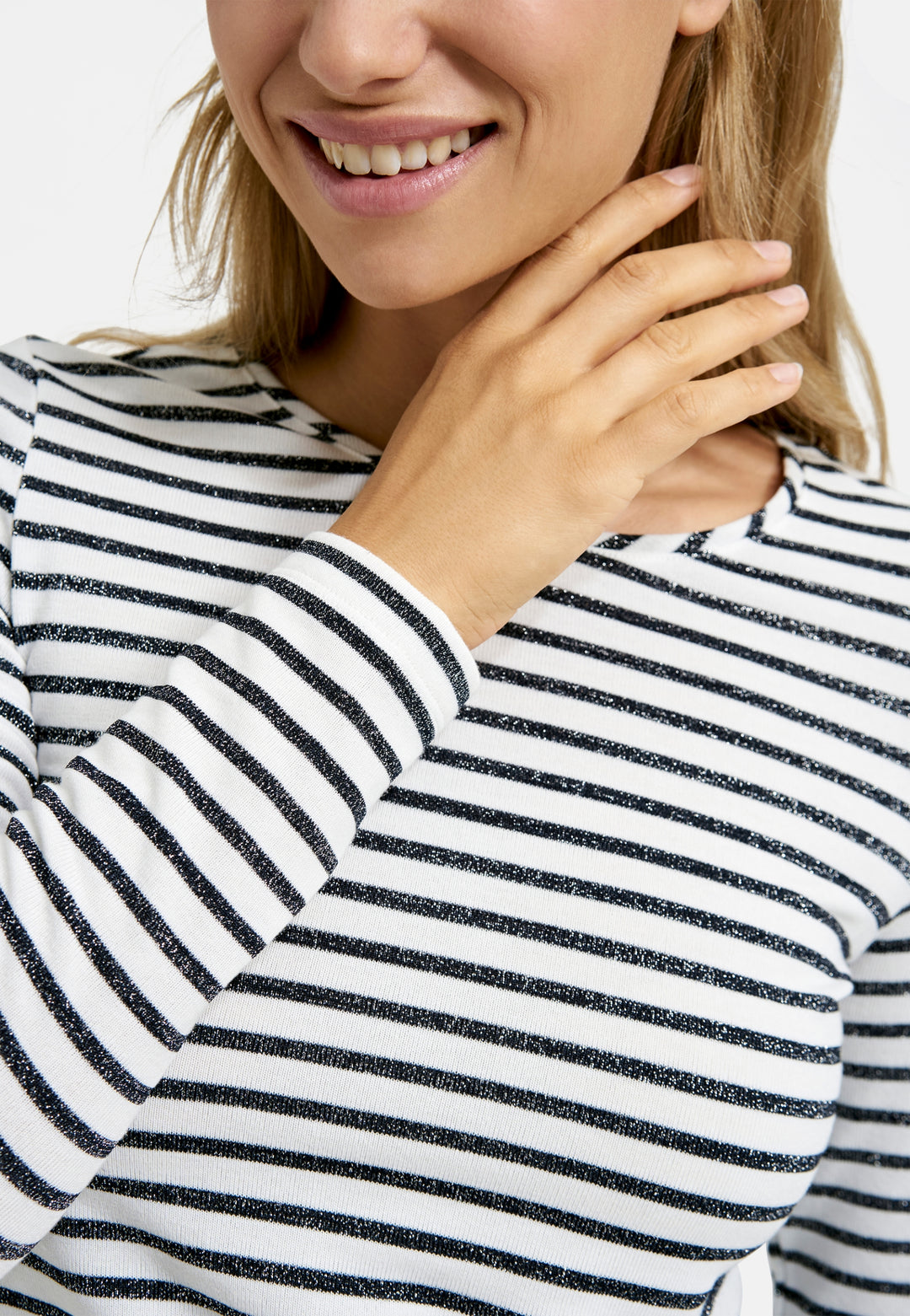 LONGSLEEVES METALLIC STRIPES, MARINE 606 Bild 4