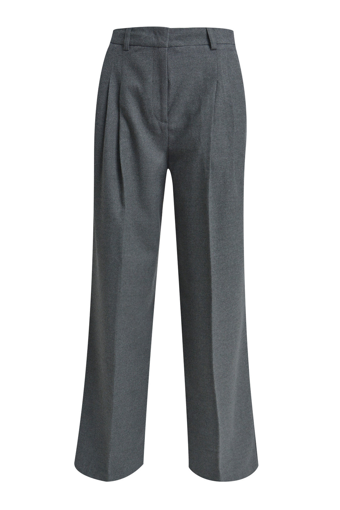 PLEATED PANTS, ANTHRACITE MELANGE 810 Bild 1