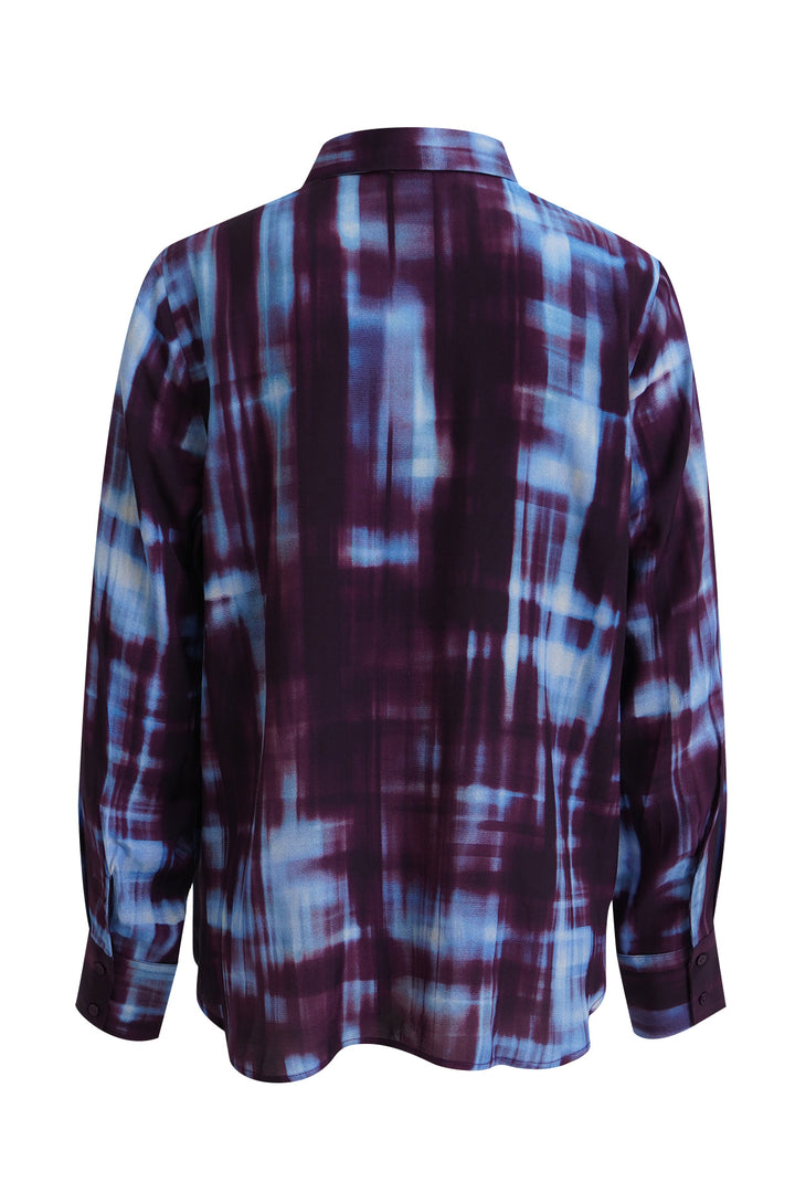 PRINTED SHIRT COLLAR BLOUSE, SAPHIRE PRINT 1611 Bild 6