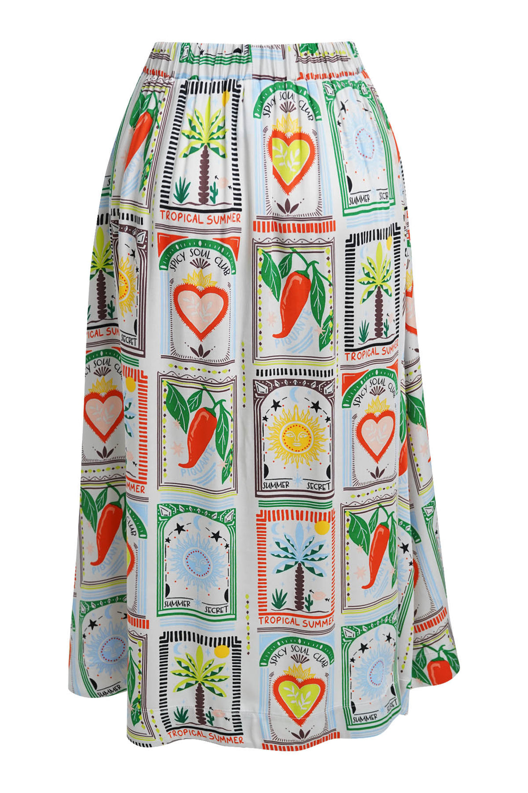 PRINTED SKIRT, CHILI PRINT 1449 Bild 3
