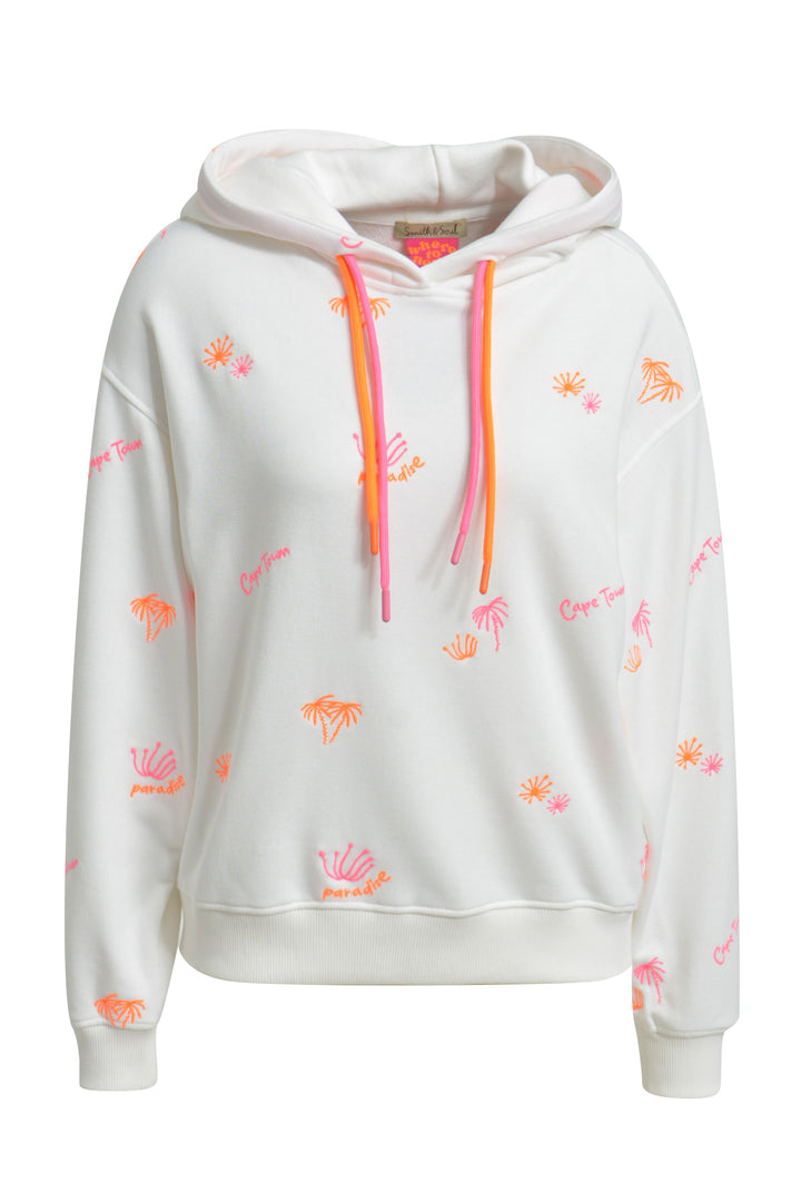 RELAXED CRAZY HOODIE, OFFWHITE 104 Bild 1