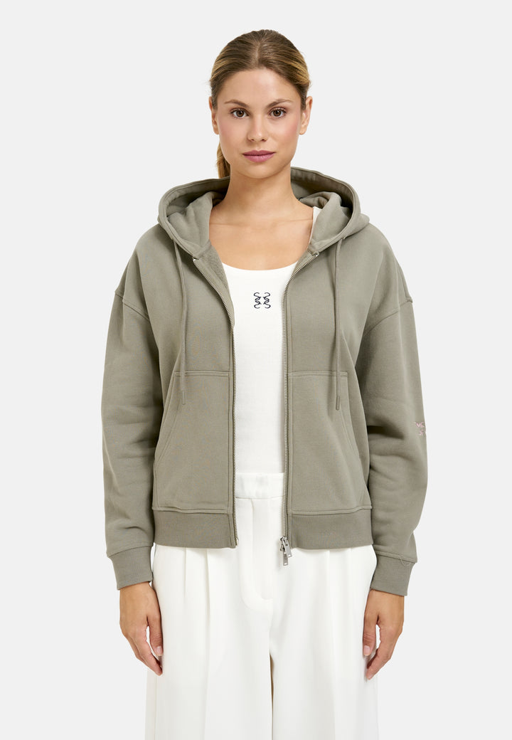 RELAXED SWEATJACKET SOUL STUDIO, KHAKI 709 Bild 3