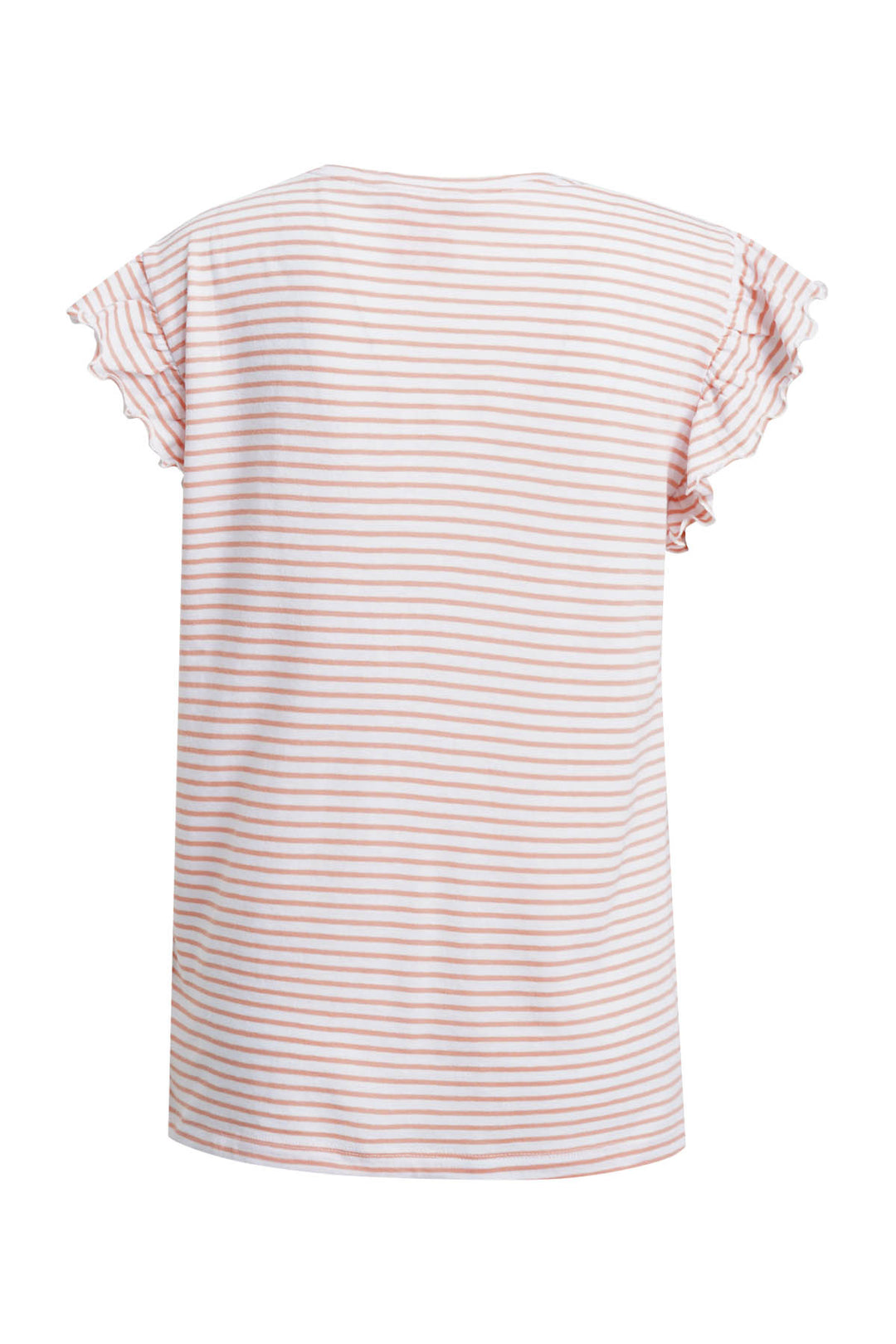 RELAXED T-SHIRT CAP SLEEVES STRIPED, PEACH 309 Bild 2