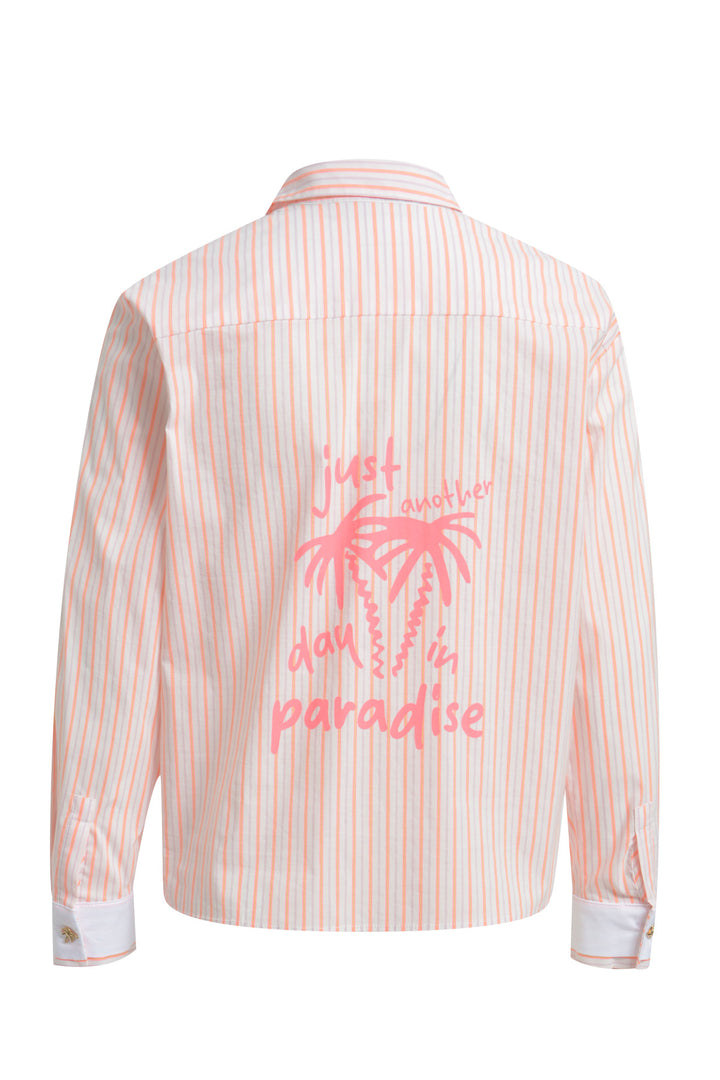 SHORT FITTED STRIPE BLOUSE BACK PRI, OFFWHITE PRINT 1104 Bild 2