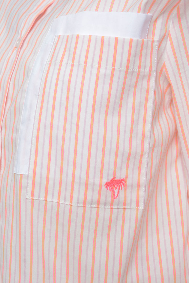 SHORT FITTED STRIPE BLOUSE BACK PRI, OFFWHITE PRINT 1104 Bild 3