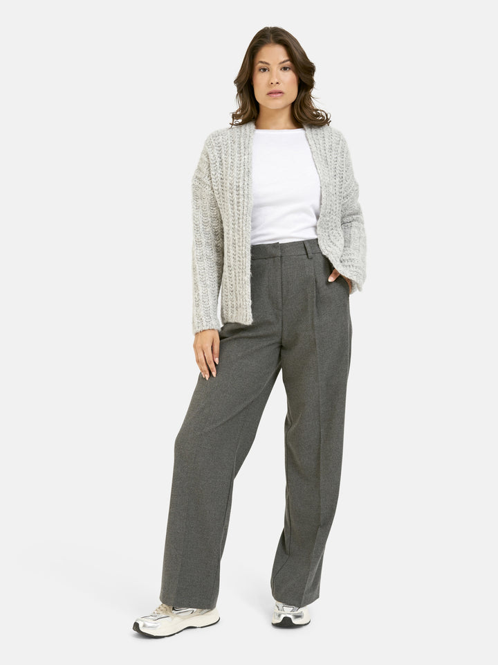 SHORT OPEN CARDIGAN, SILVER GREY MELANGE 811 Bild 5