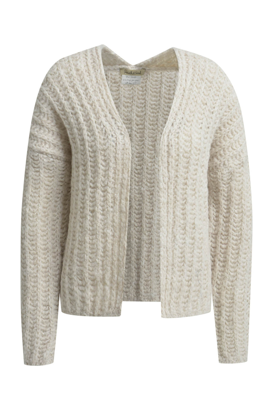 SHORT OPEN CARDIGAN, WOOL WHITE 105 Bild 1