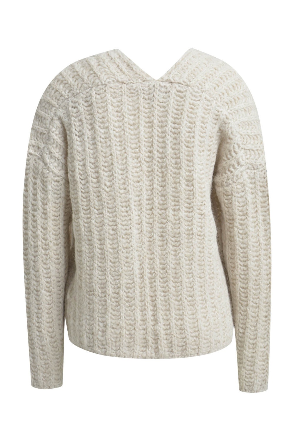 SHORT OPEN CARDIGAN, WOOL WHITE 105 Bild 2