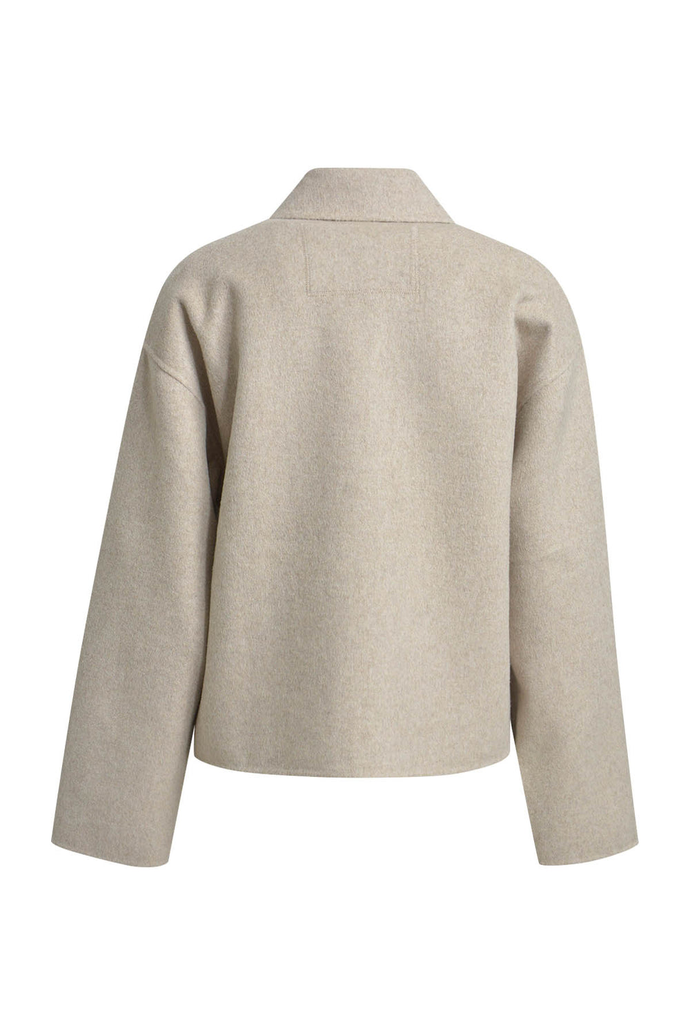 SHORT WOOL BLENDED JACKET, BEIGE MELANGE 118 Bild 2