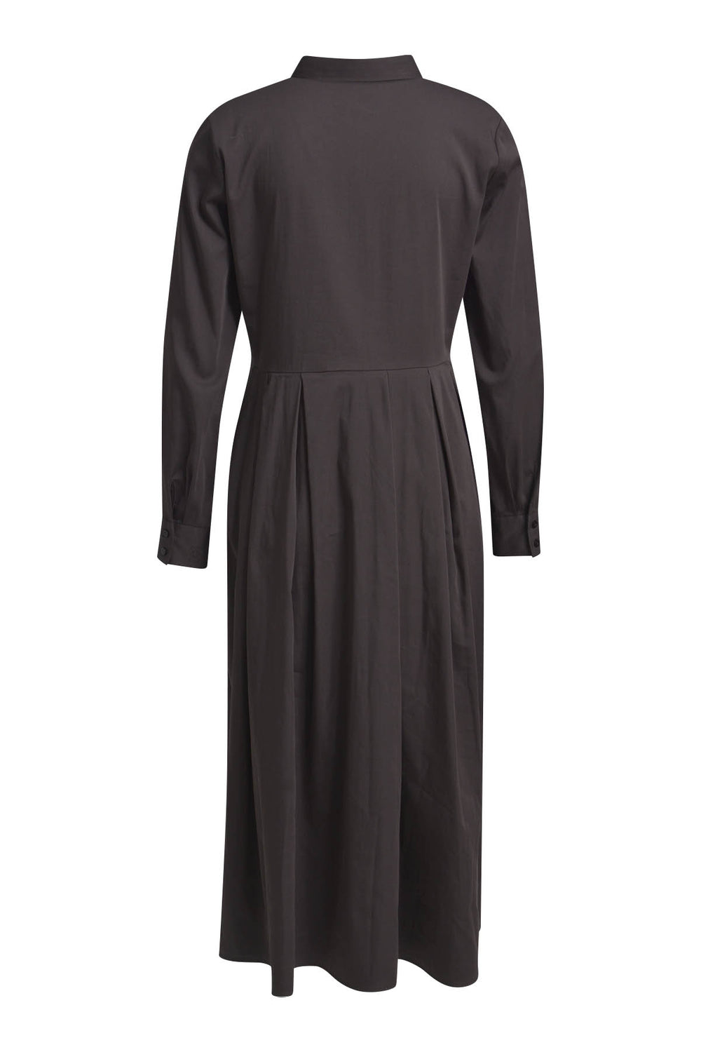 SOLID DRESS WITH PLEATS, CHOCO 903 Bild 2