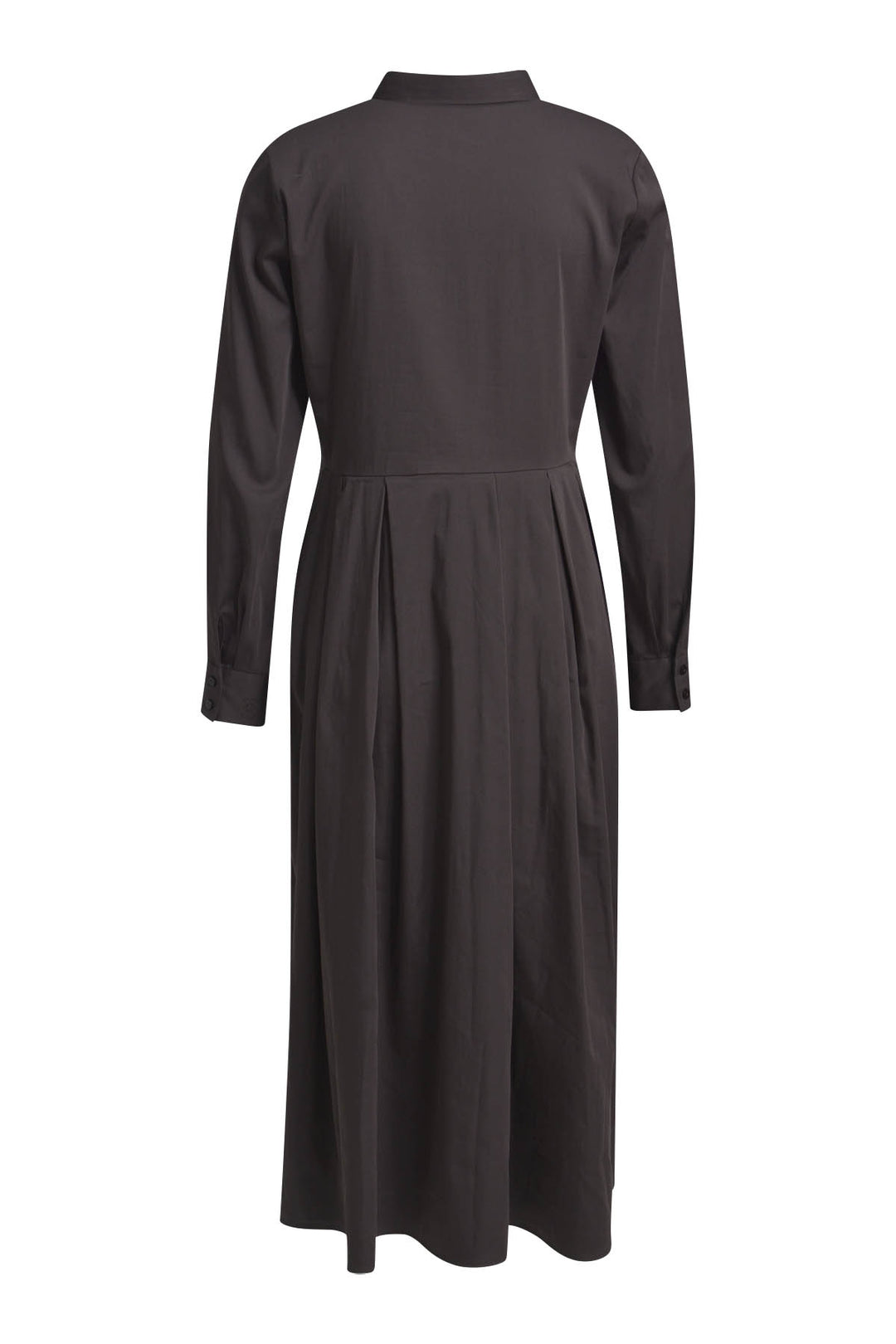SOLID DRESS WITH PLEATS, CHOCO 903 Bild 2