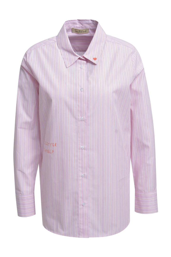 STRIPED BLOUSE LOVE LETTER PRINT, SUGAR PRINT 1454 Bild 1