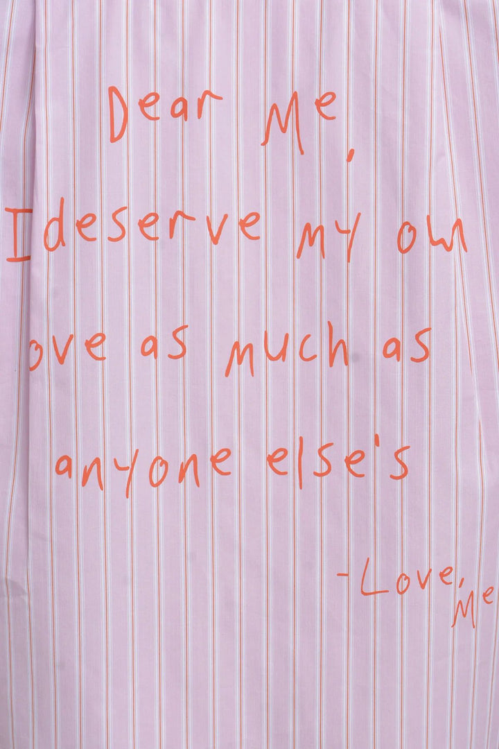 STRIPED BLOUSE LOVE LETTER PRINT, SUGAR PRINT 1454 Bild 3