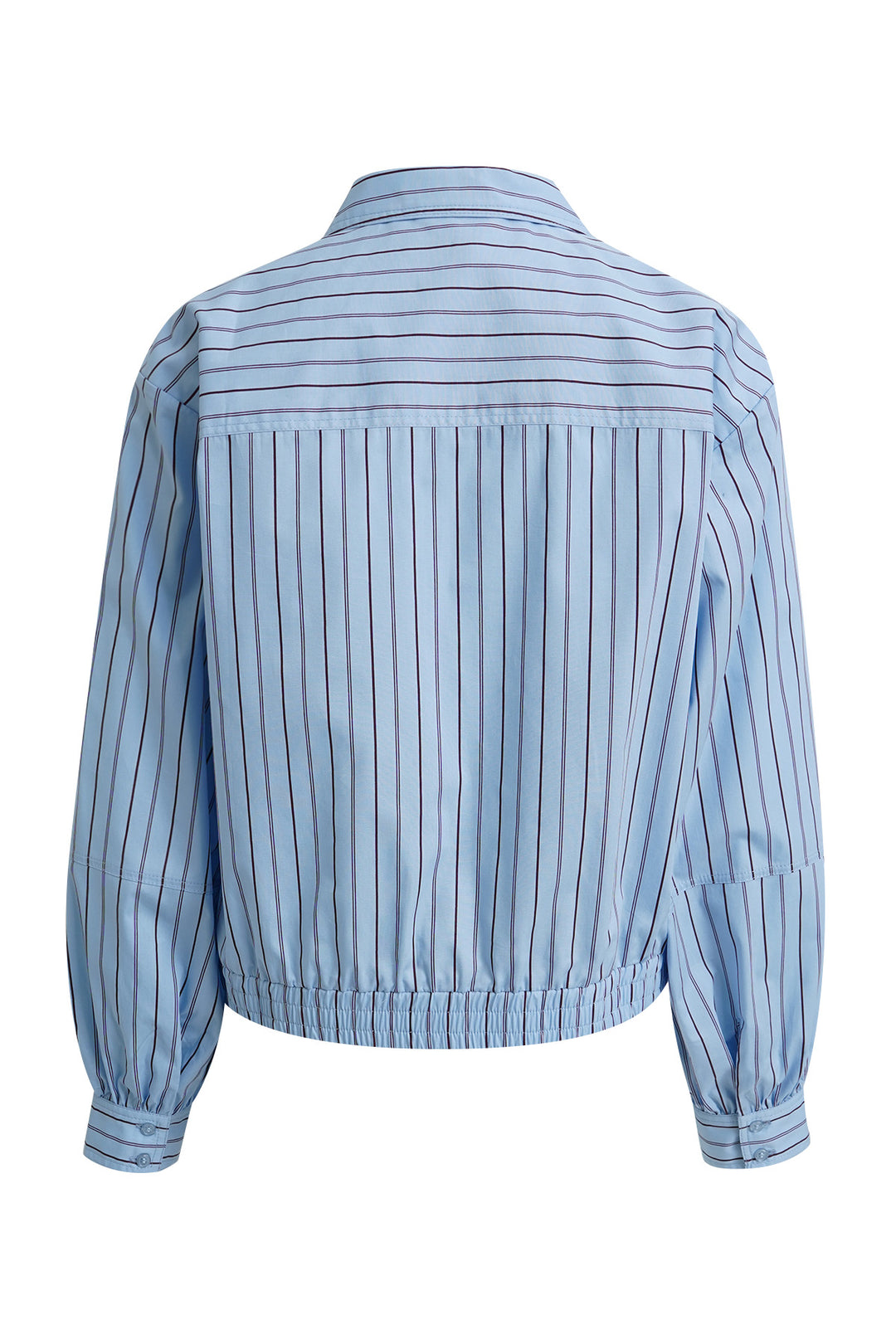 STRIPED BLOUSE WITH ZIPPER, LIGHT BLUE PRINT 1601 Bild 6