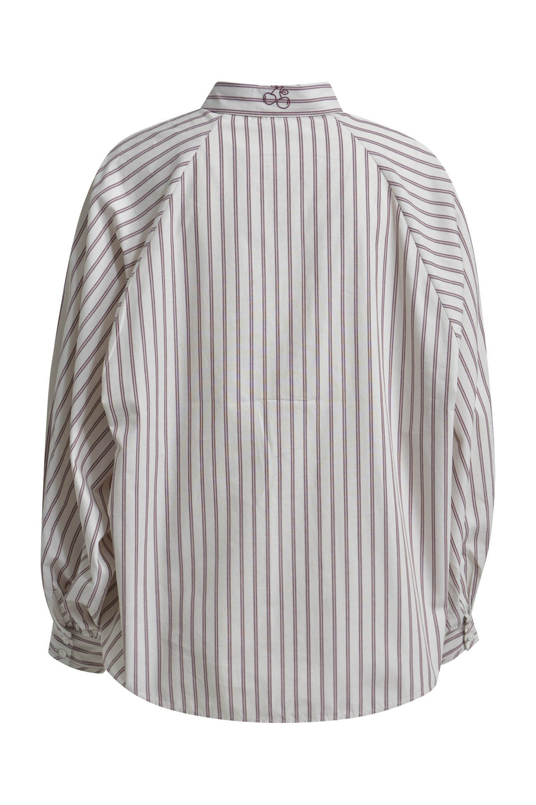 STRIPED DEEP RAGLAN BLOUSE, BORDEAUX PRINT 1413 Bild 2