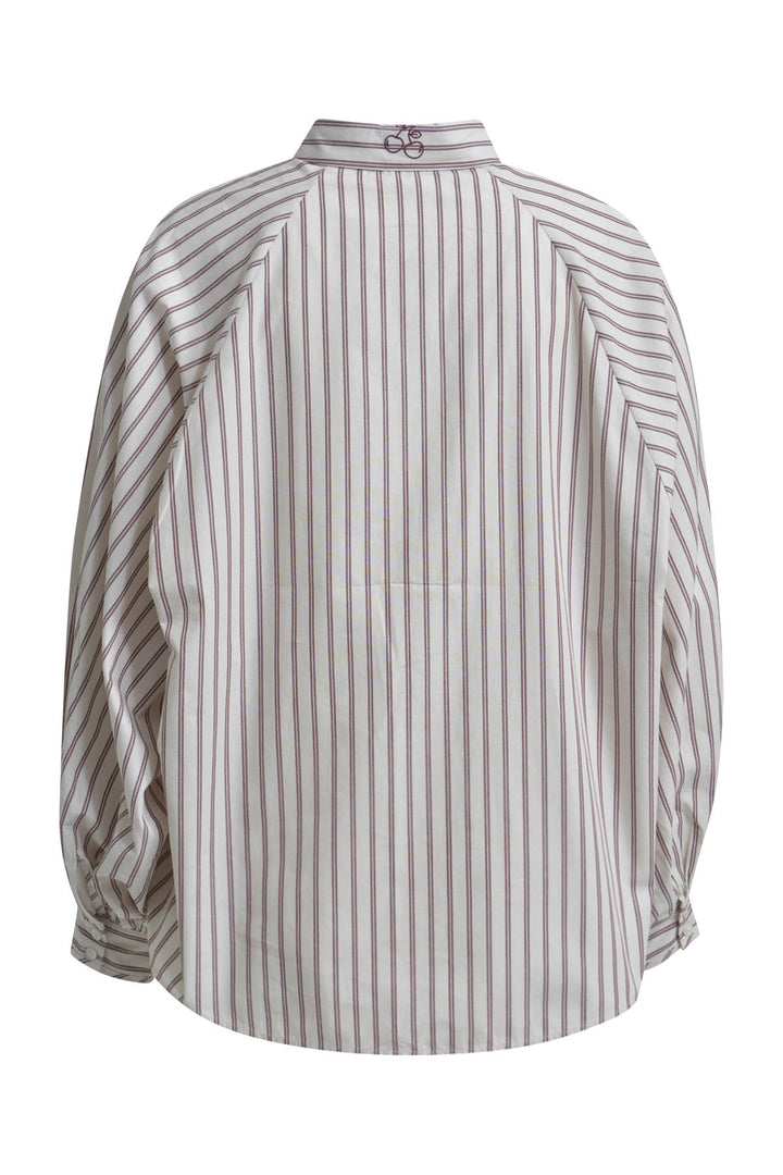STRIPED DEEP RAGLAN BLOUSE, BORDEAUX PRINT 1413 Bild 2