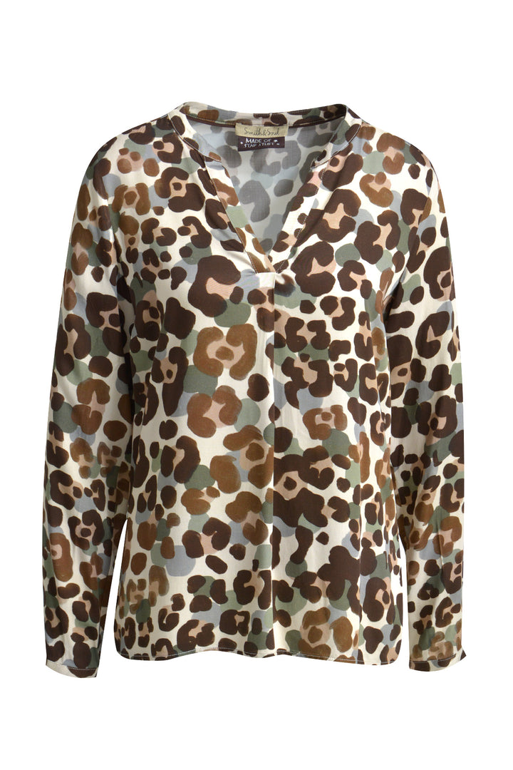 VINCE BLOUSE, CHOCO PRINT 1903 Bild 1