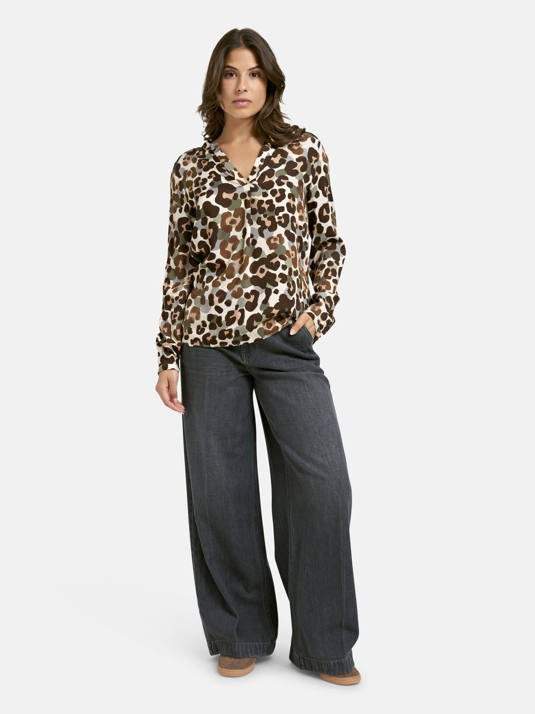 VINCE BLOUSE, CHOCO PRINT 1903 Bild 5