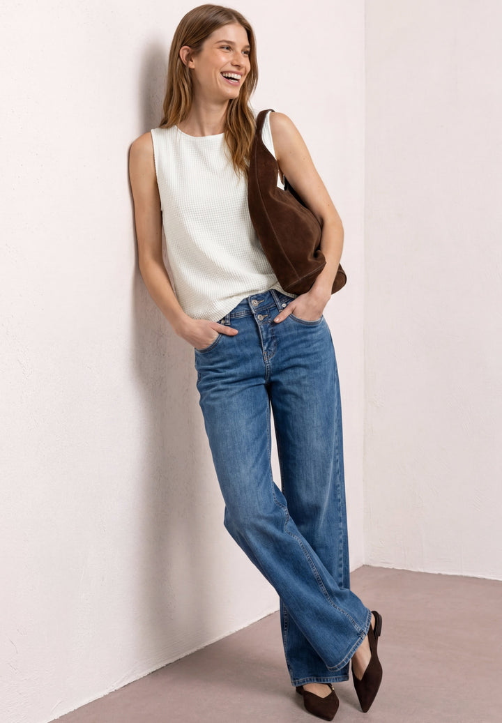 2 in 1 mesh top, off white 10108 Bild 5