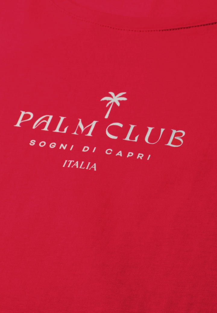 basic wording print shirt, salsa red 27504 Bild 2