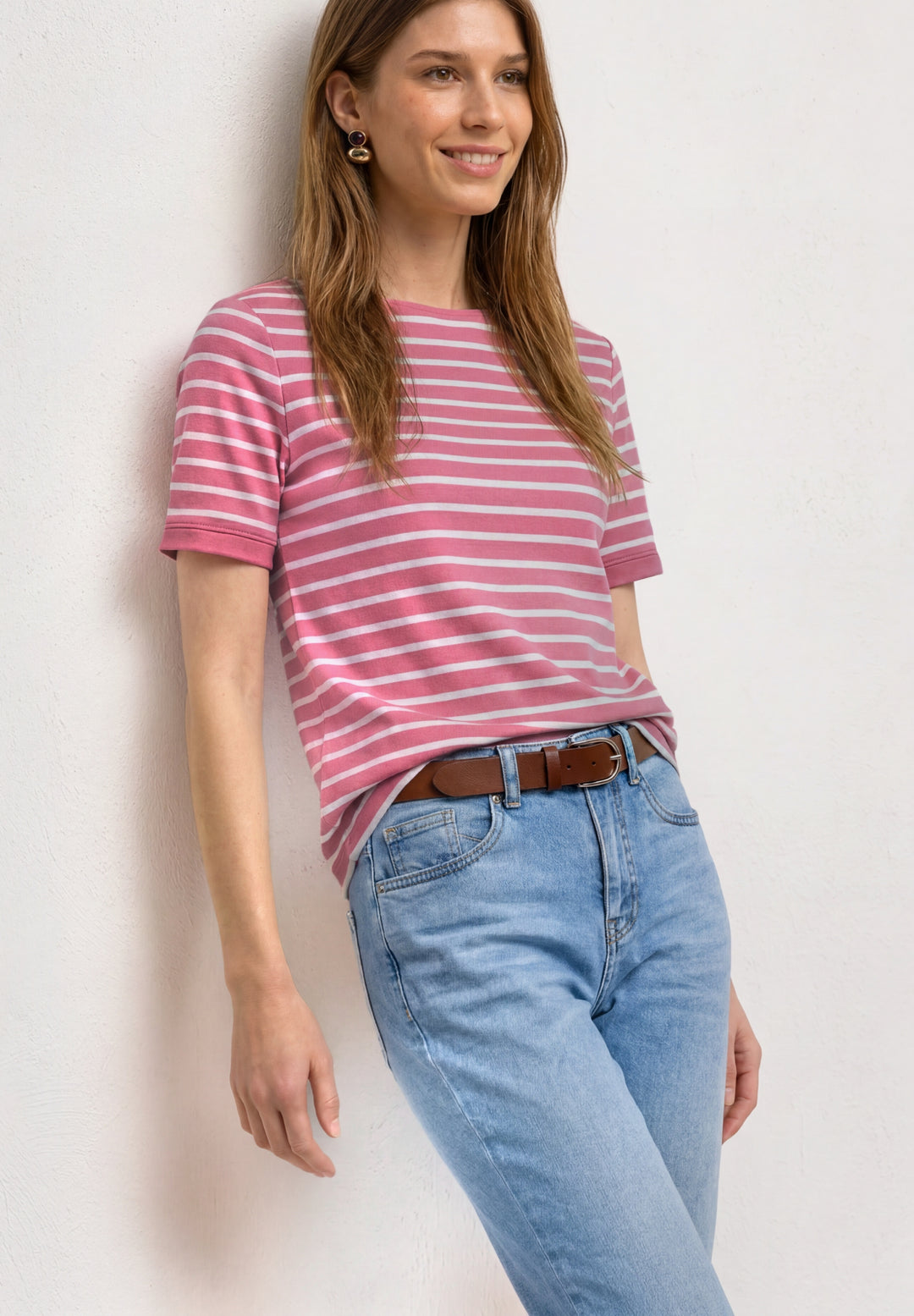 basic yds u-boat shirt, blush berry 27846 Bild 3