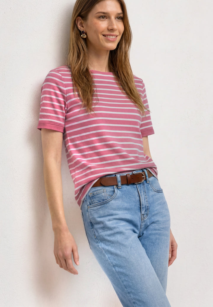 basic yds u-boat shirt, blush berry 27846 Bild 3