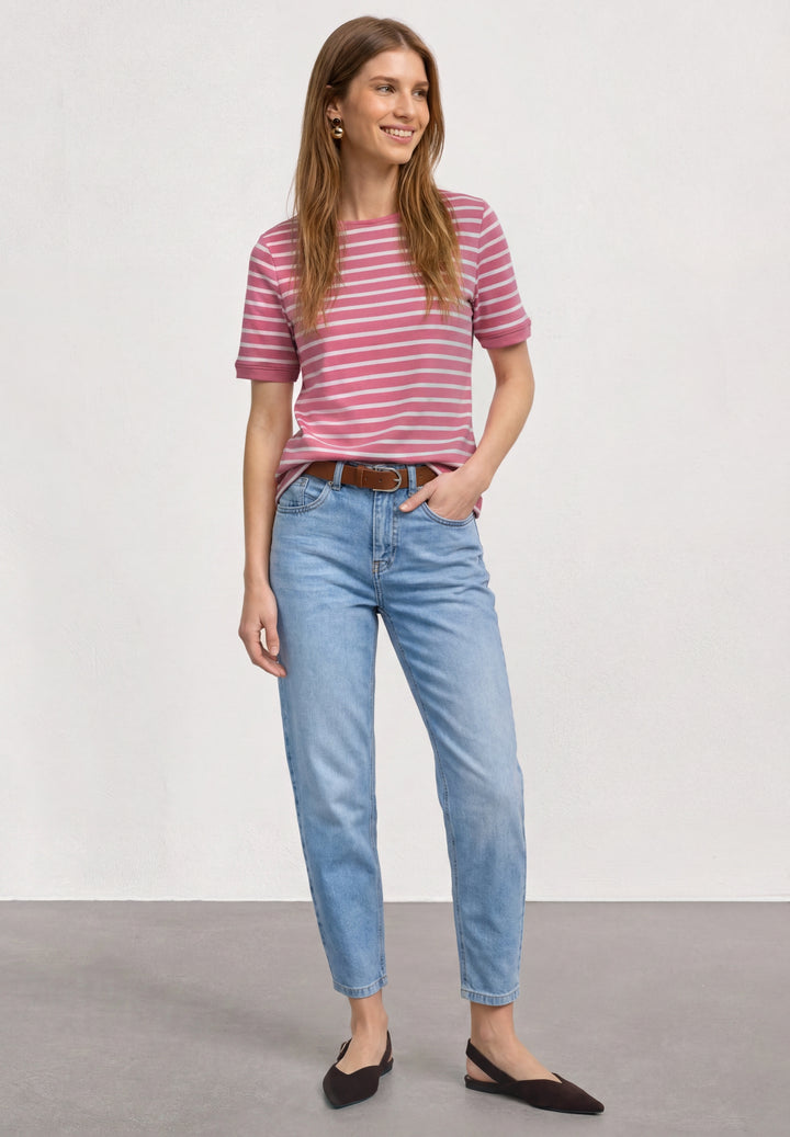 basic yds u-boat shirt, blush berry 27846 Bild 5