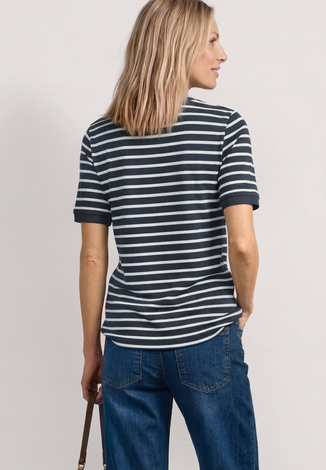 basic yds u-boat shirt, darkest blue 27915 Bild 4