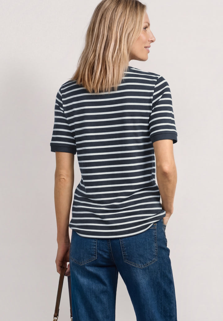 basic yds u-boat shirt, darkest blue 27915 Bild 4