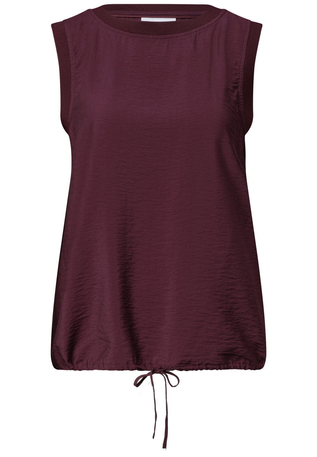 Blousetop w tape detail UNI, rustic rouge 17820 Bild 1